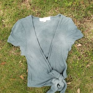 Urban outfitters wrap shirt